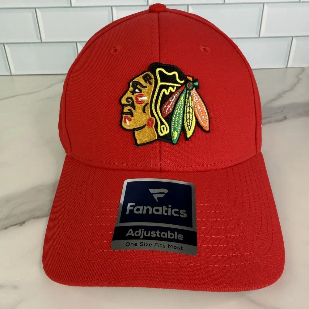Chicago Blackhawks Hat Cap Strap Back Mens One Size NHL Hockey‎ Connor Bedard